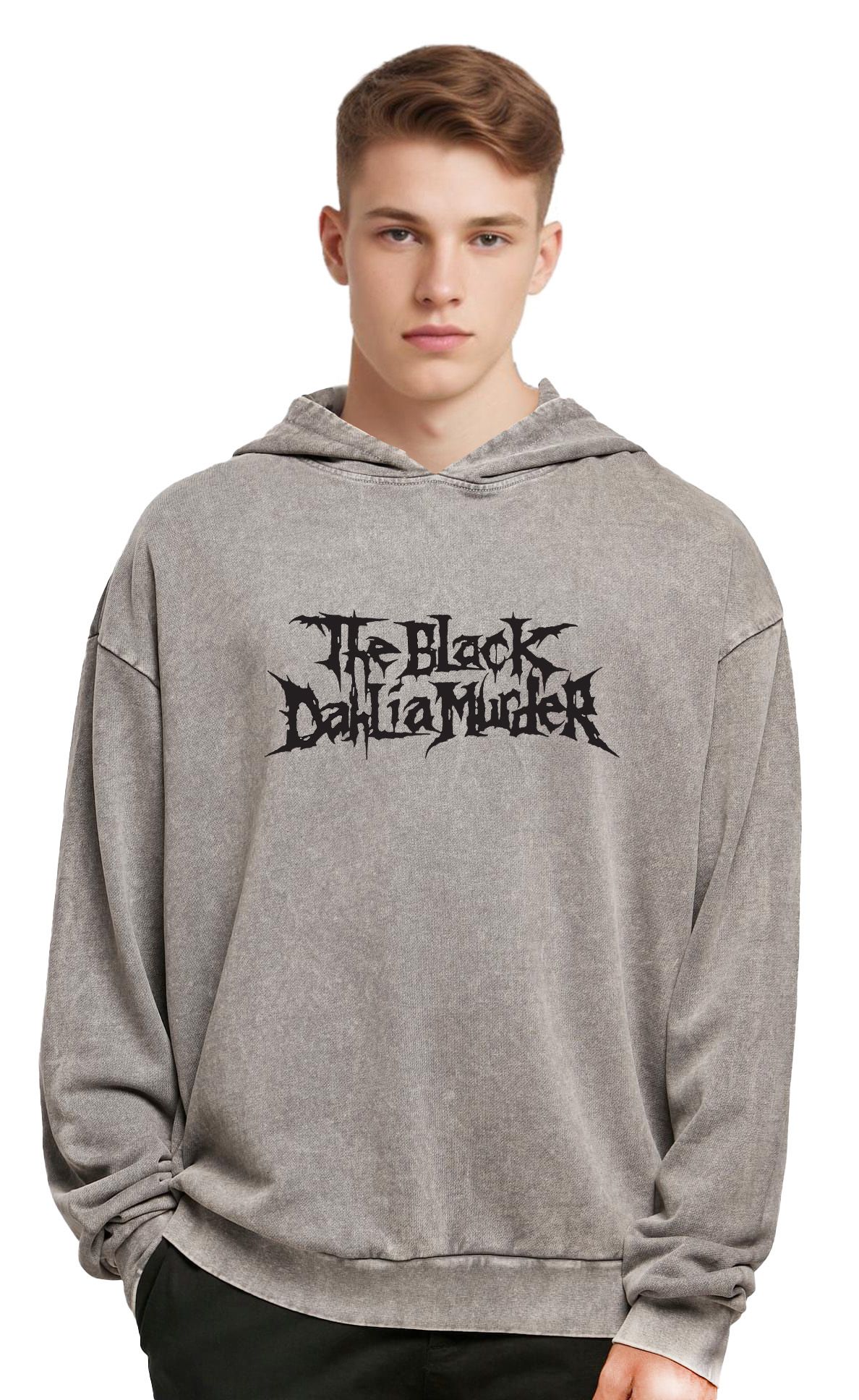 Oversized Premium Hoodie The Black Dahlia Murder Rock Avenue Asphalt ανδρικά Φούτερ Simple Wear