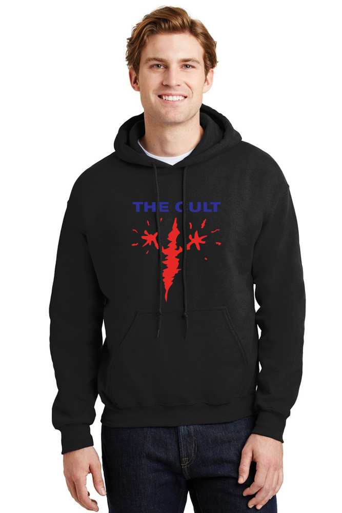 Hoodie The Cult Rock Avenue Black ανδρικά Φούτερ Simple Wear