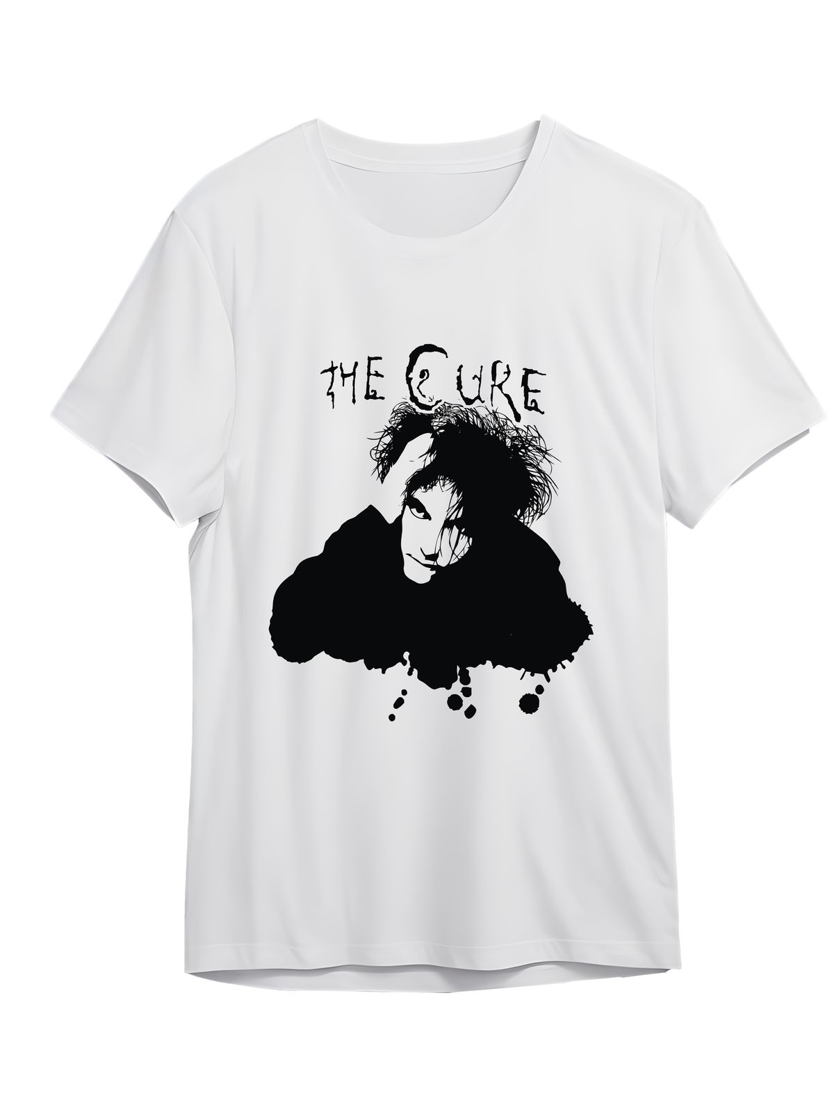 T-Shirt The Cure Robert Smith Rock Avenue White