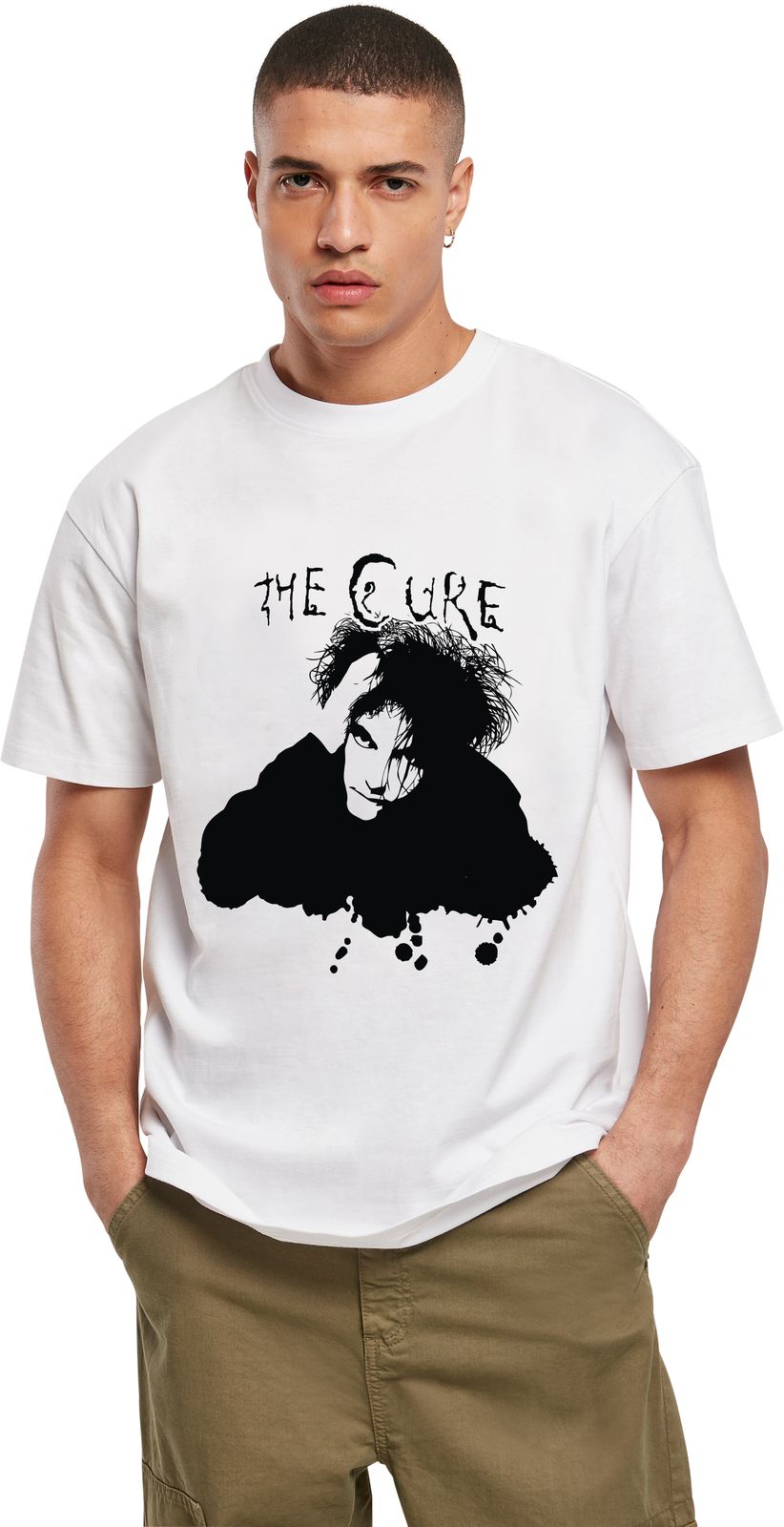 T-Shirt The Cure Robert Smith Rock Avenue White ανδρικά Basic T-Shirts Simple Wear Μπλουζάκια κοντομάνικα
