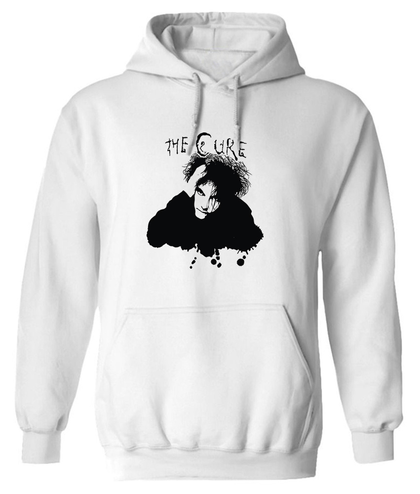 Hoodie The Cure Robert Smith Rock Avenue White