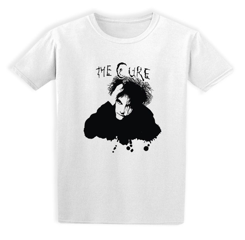 Παιδικό T-shirt The Cure Robert Smith Rock Avenue White