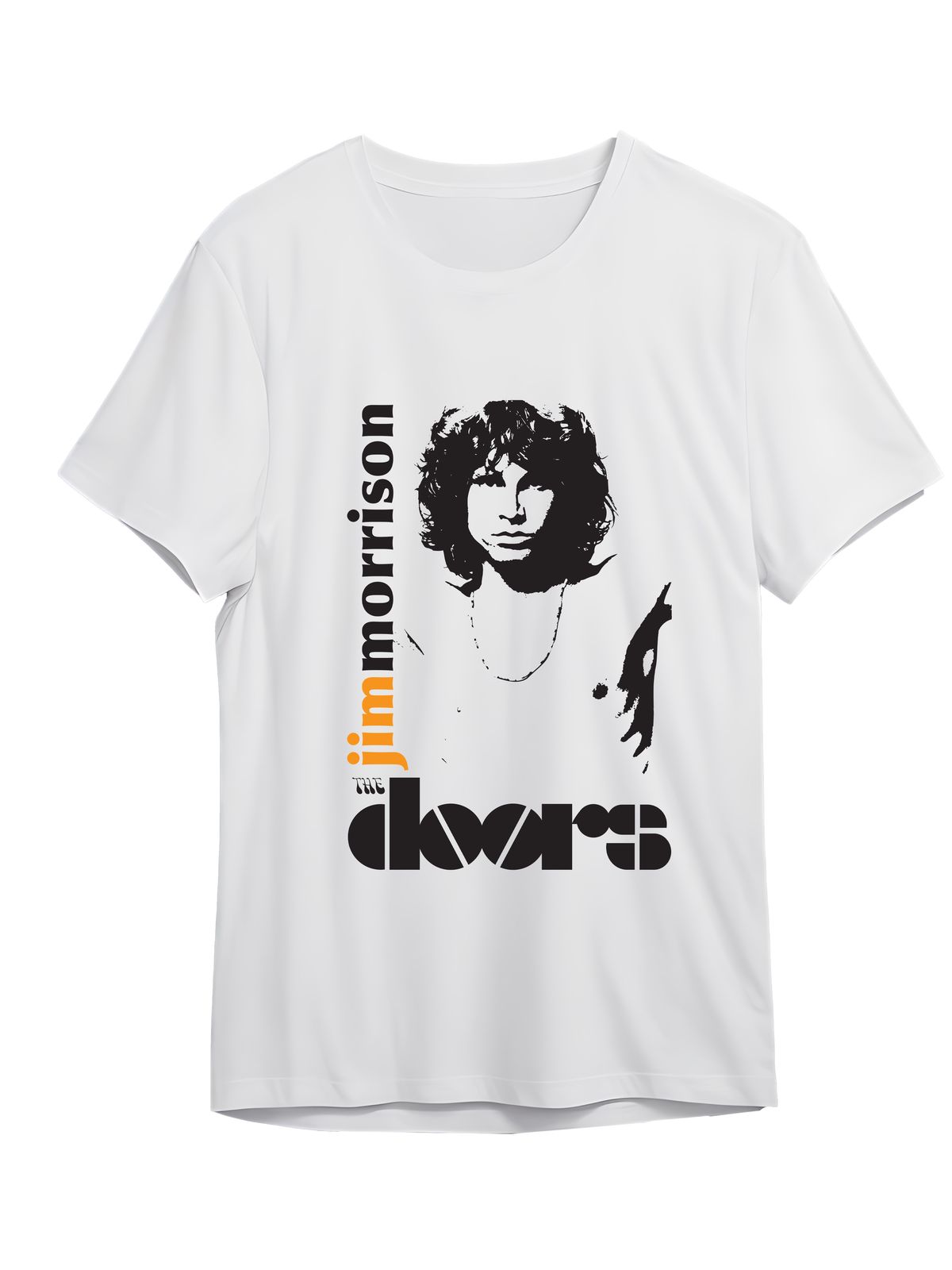 T-Shirt The Doors Jim Morrison Rock Avenue White