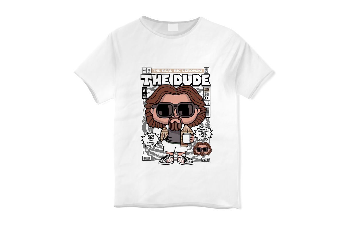Παιδικό T-shirt The Dude Pop Culture White