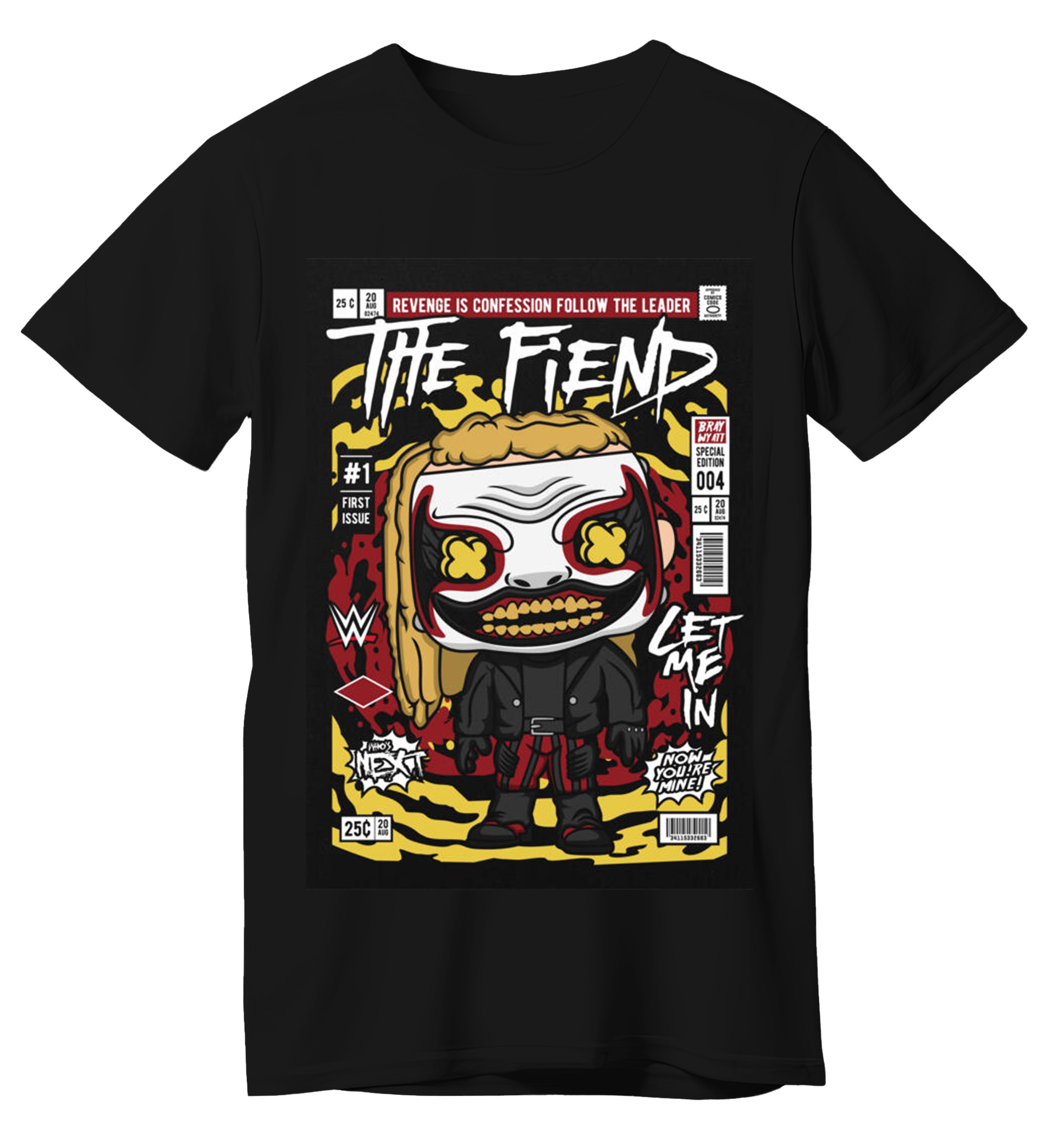 T-Shirt The Fiend WWE Pop Culture Black