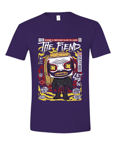 T-Shirt The Fiend WWE Pop Culture Purple