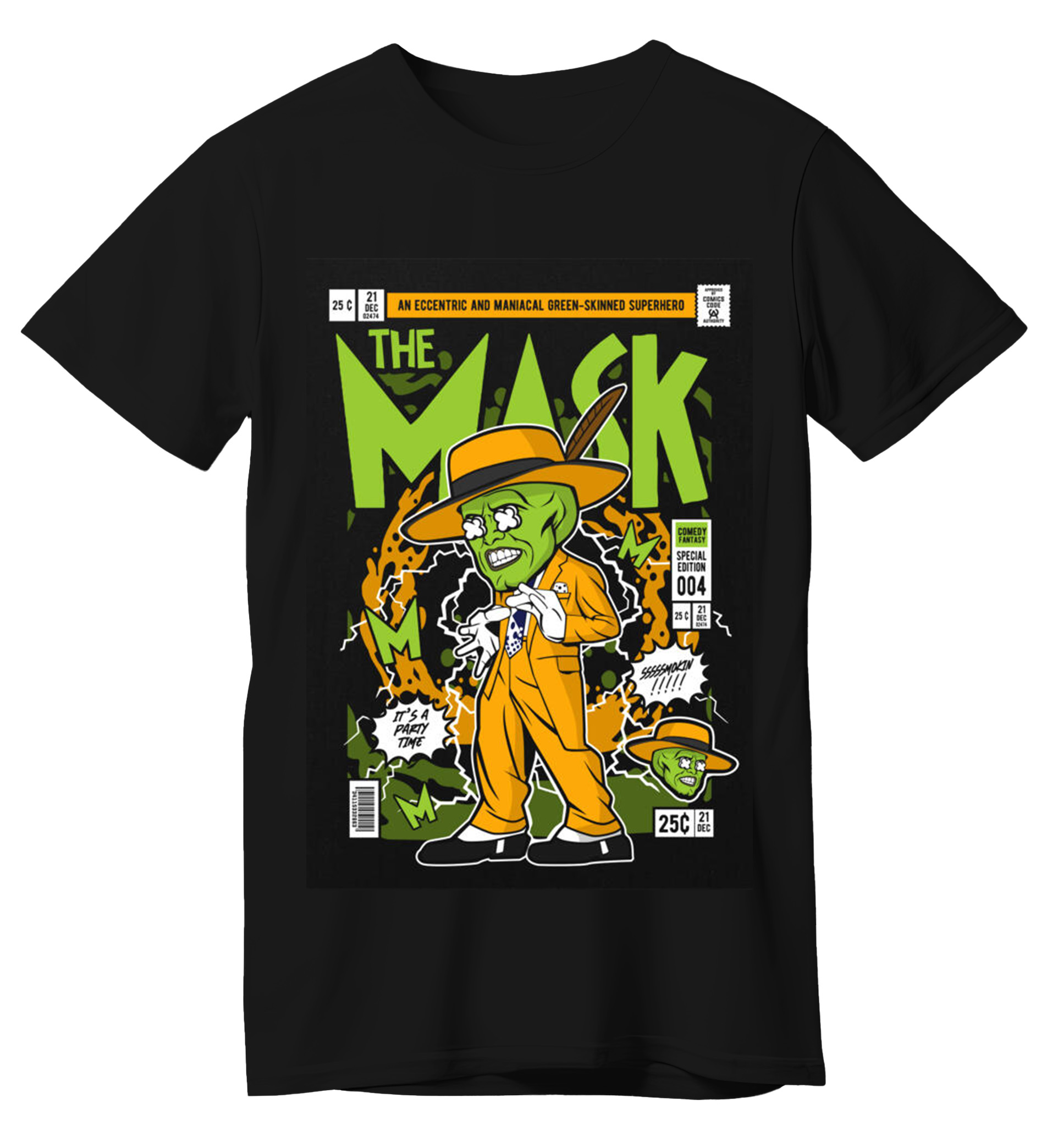 T-Shirt The Mask Pop Culture Black