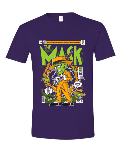 T-Shirt The Mask Pop Culture Purple