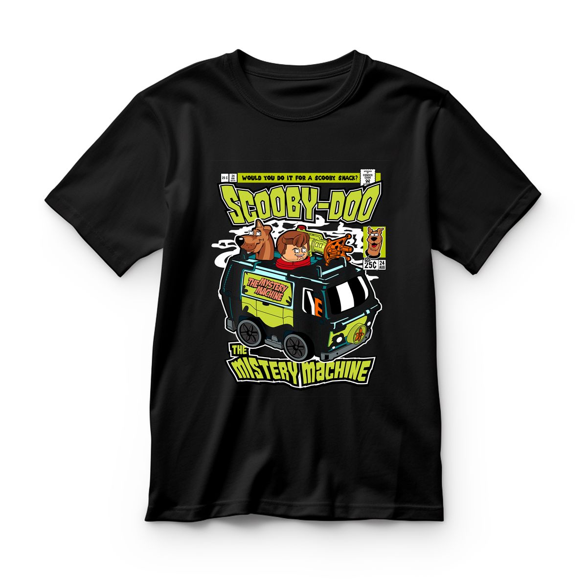 Παιδικό T-shirt The Mistery Machine Pop Culture Black