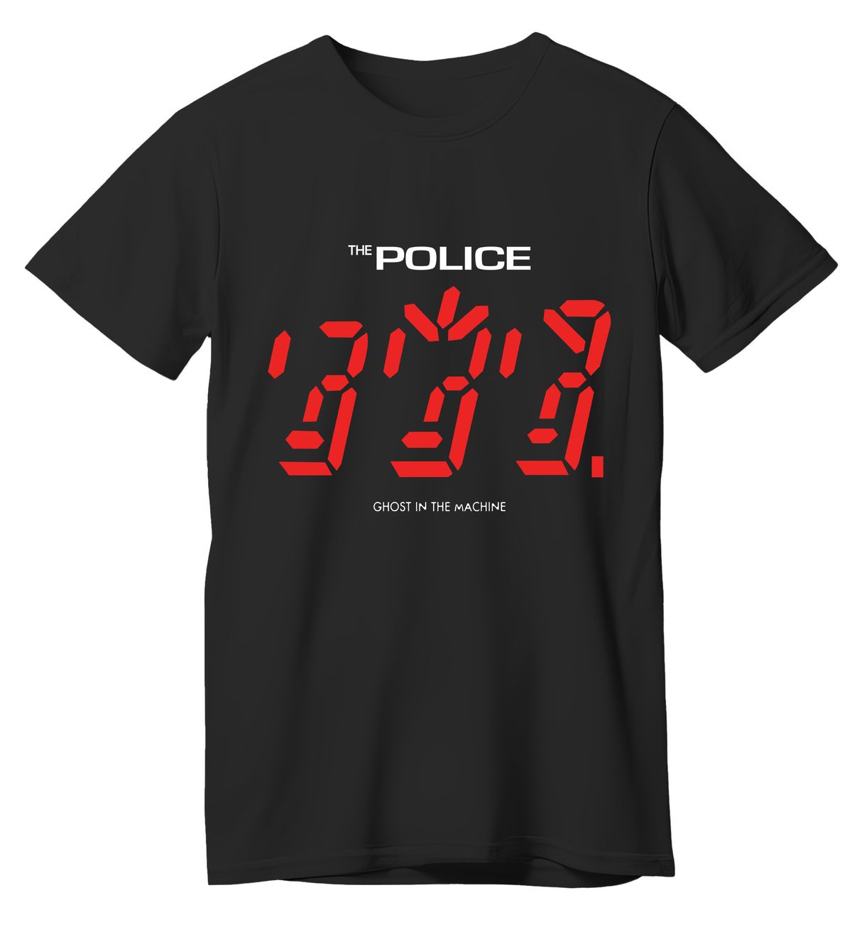 T-Shirt The Police Ghost In The Machine Rock Avenue Black