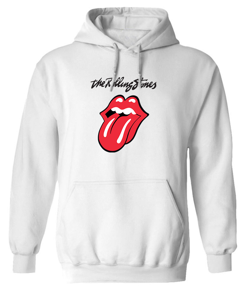 Hoodie The Rolling Stones Rock Avenue White