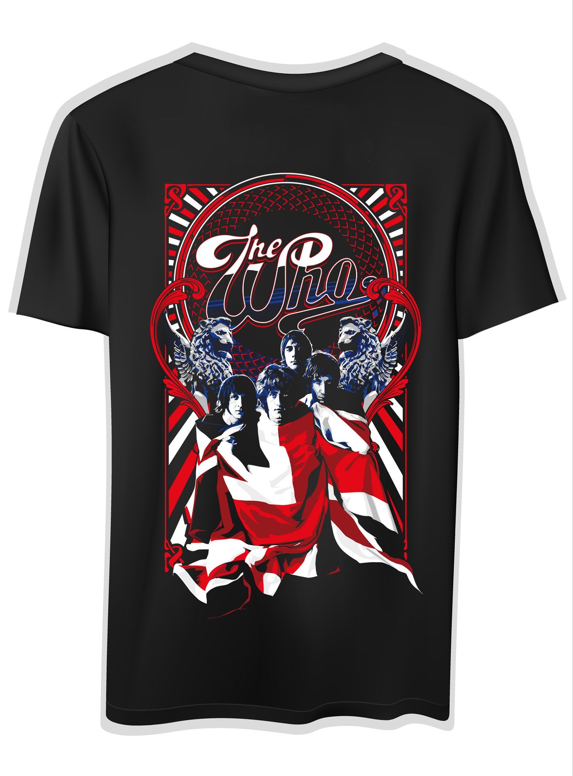 T-Shirt The Who Rock Avenue Black