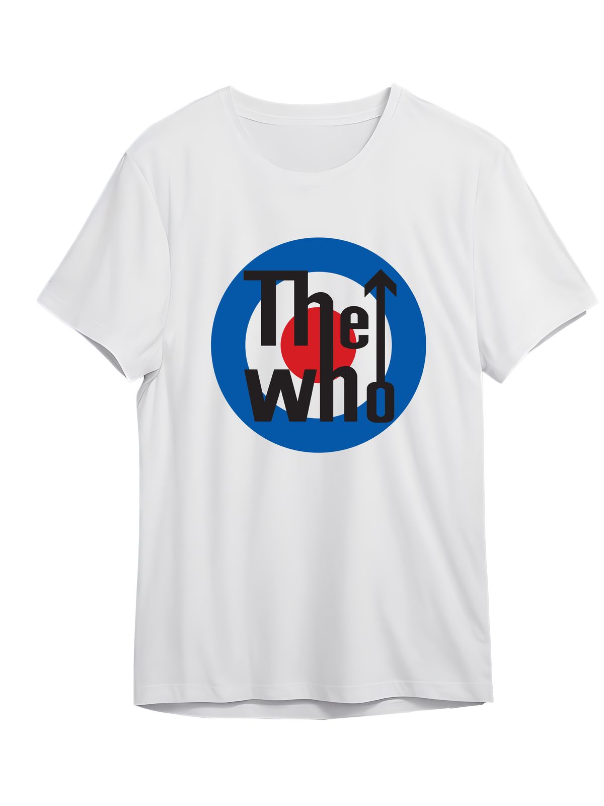 T-Shirt The Who Band Logo Art Rock Avenue White