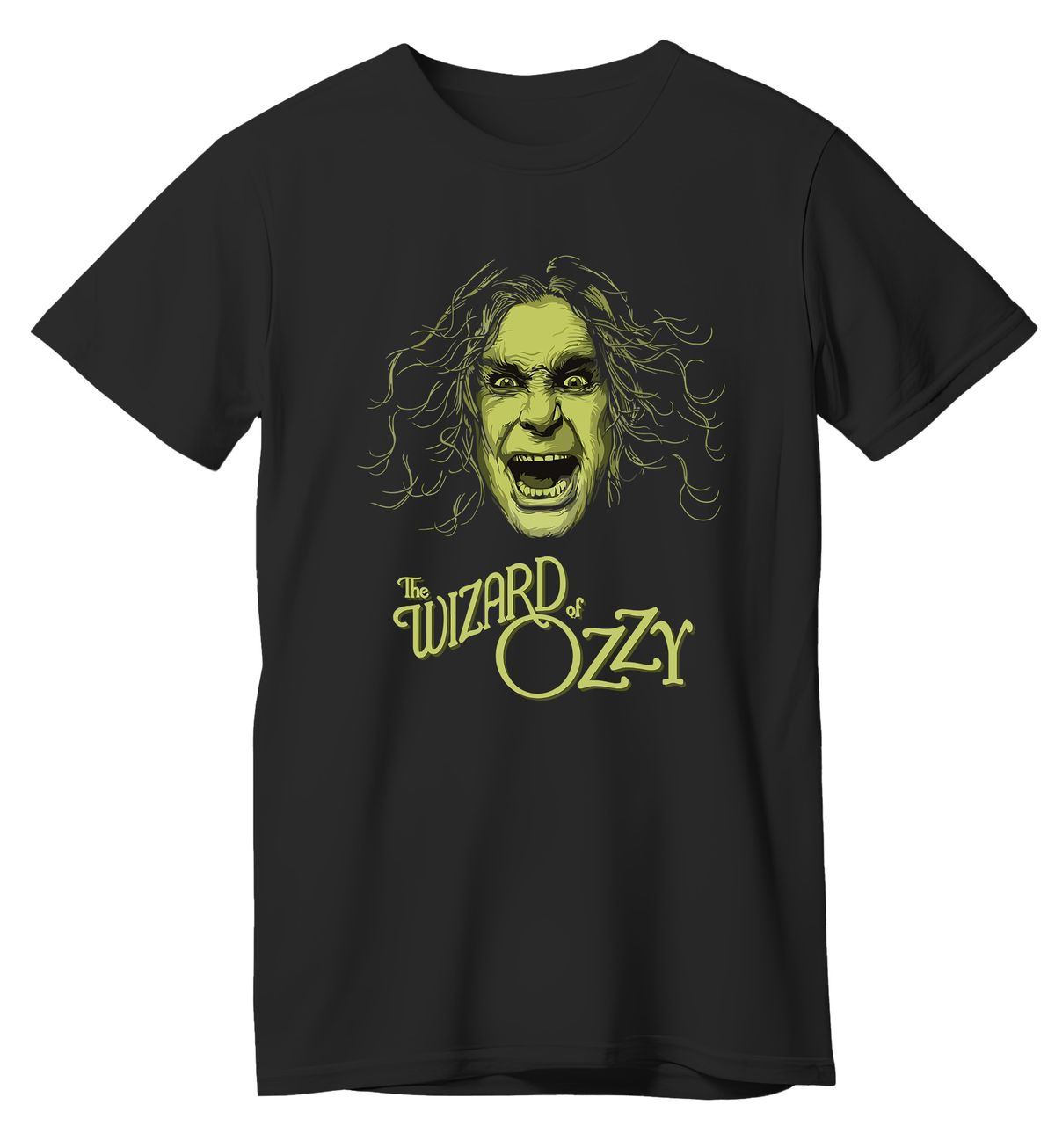 T-Shirt The Wizard Of Ozzy Rock Avenue Black