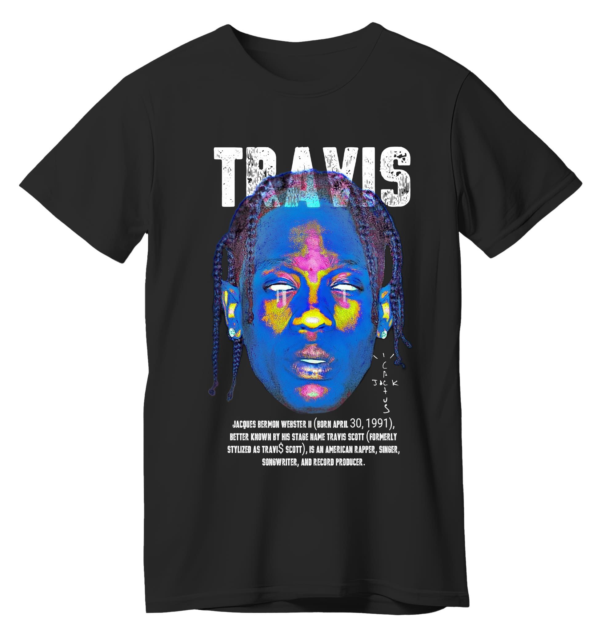 T-Shirt Travis Pop Culture Black