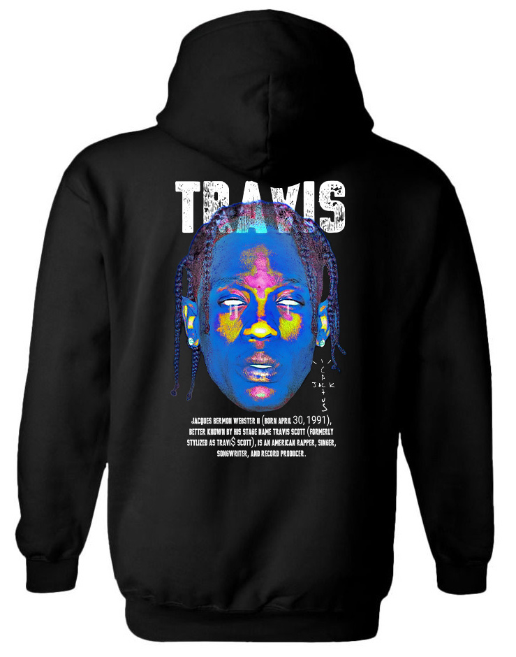 Hoodie Travis Pop Culture Black