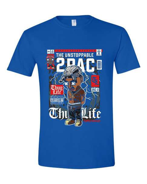 T-Shirt Tupac Pop Culture Royal
