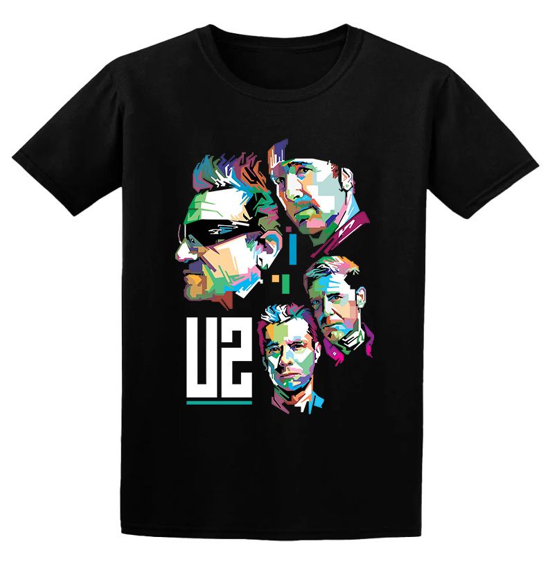 Παιδικό T-shirt U2 Art1 Rock Avenue Black
