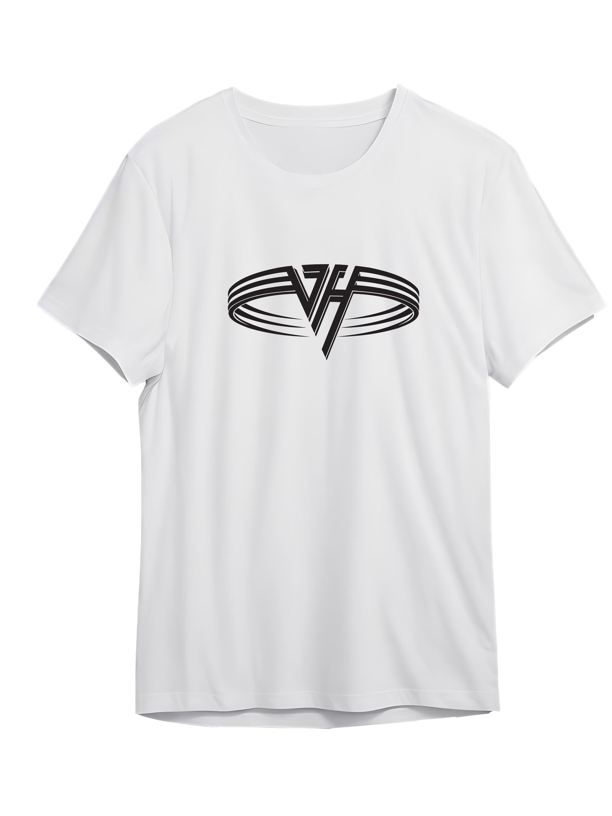 T-Shirt Van Halen Band Logo Design Rock Avenue White