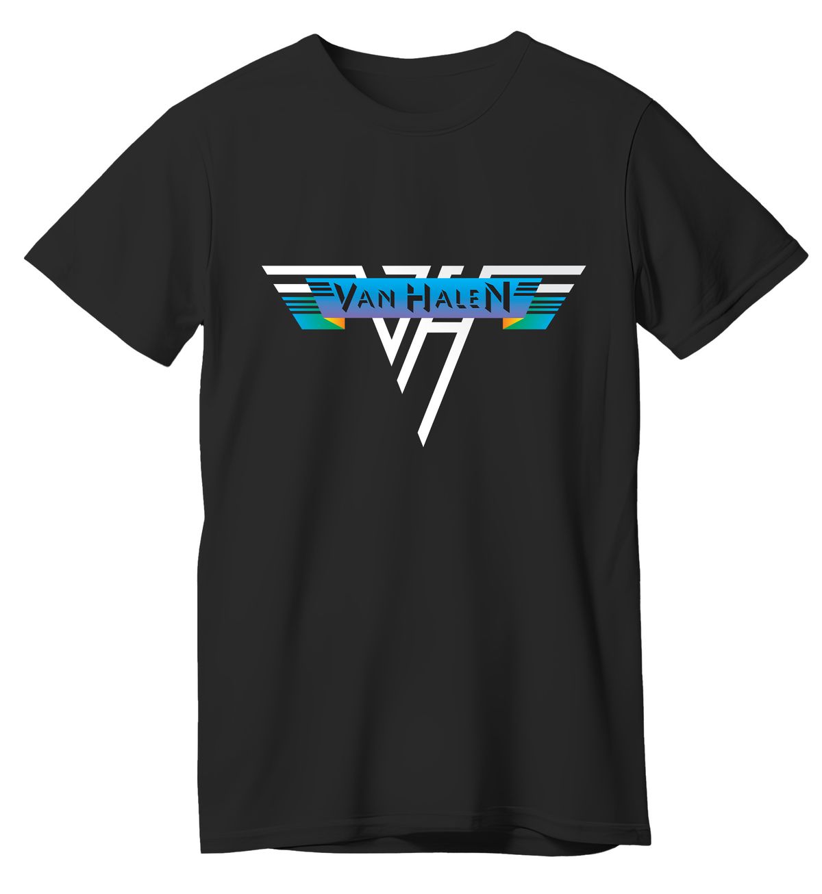 T-Shirt Van Halen One Logo Art Rock Avenue Black