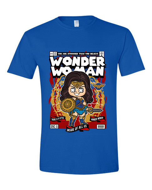 T-Shirt Wonder Woman Pop Culture Royal