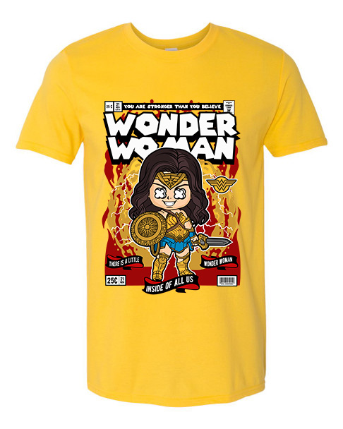 T-Shirt Wonder Woman Pop Culture Daisy