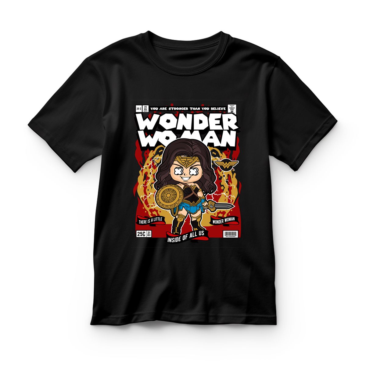 Παιδικό T-shirt Wonder Woman Pop Culture Black