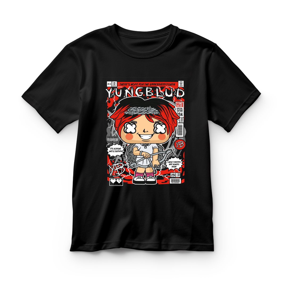 Παιδικό T-shirt Yungblud Pop Culture Black