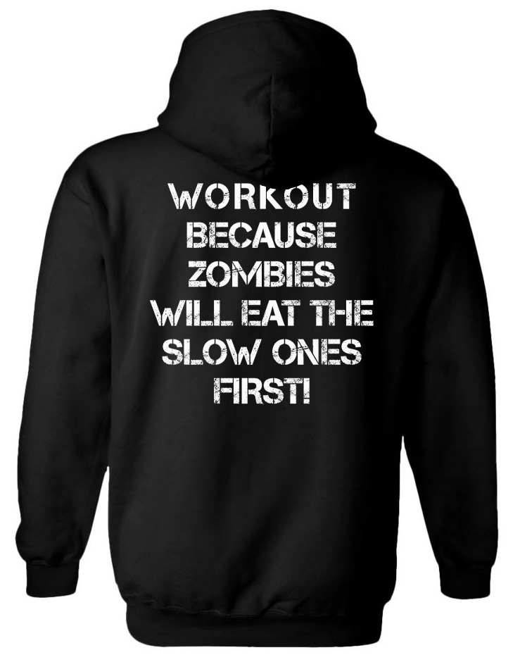 Hoodie Gym Pop Culture Black