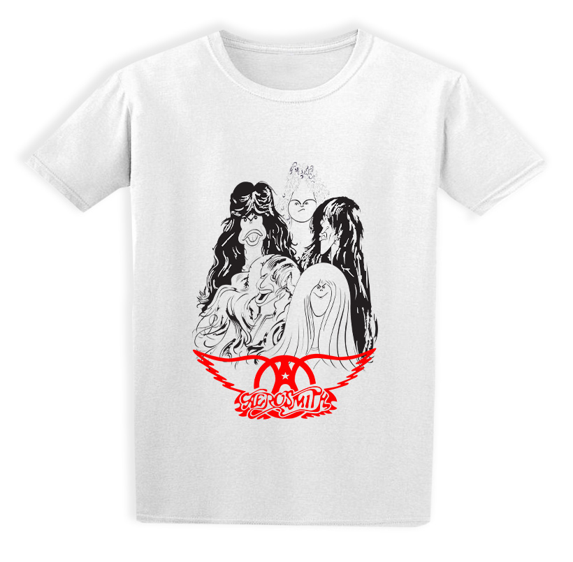 Παιδικό T-shirt Aerosmith Art1 Rock Avenue White