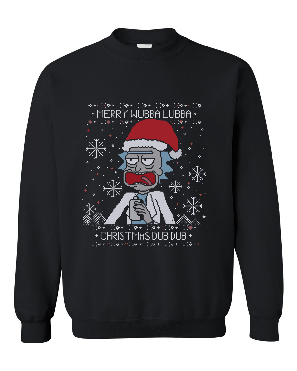 Χριστουγεννιάτικο Ugly Sweater Rick n Morty Pop Culture Black
