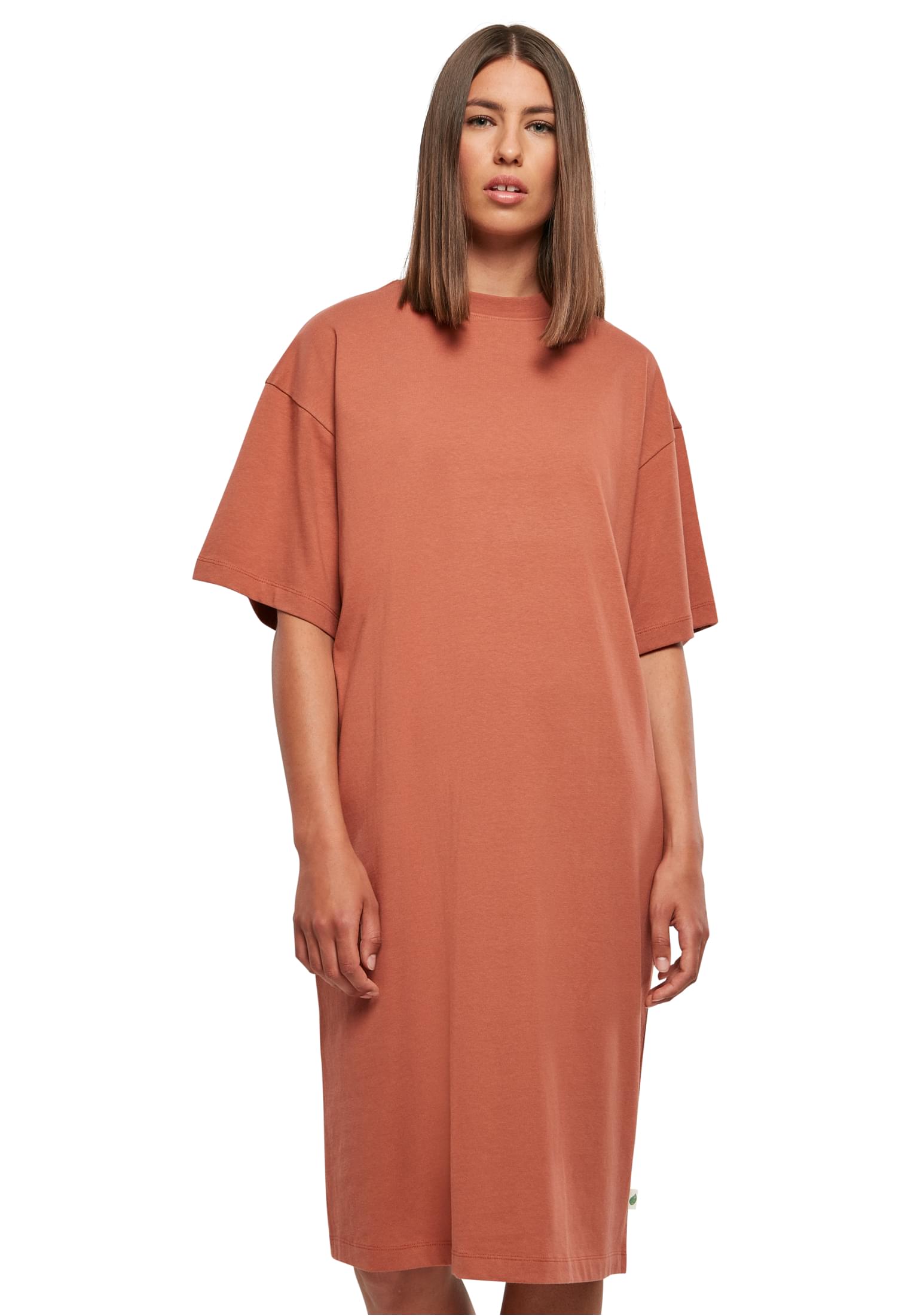 Γυναικείο Φόρεμα Organic Long Oversized Tee TB4792-04420 Urban Classics Curvy Terracotta