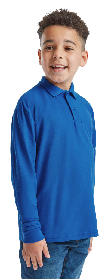 Παιδικό Μπλουζάκι Polo 63-201-0 Fruit of the Loom Royal