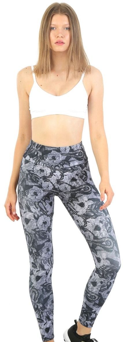 Αθλητικό κολάν SNAKE Dri-FIT John Frank 14475 Σκούρο Γκρί