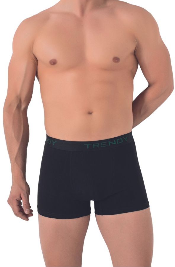 Ανδρικό μποξεράκι ELEGANT II Βαμβακερό Trendy 49387 Σκούρο Πράσινο