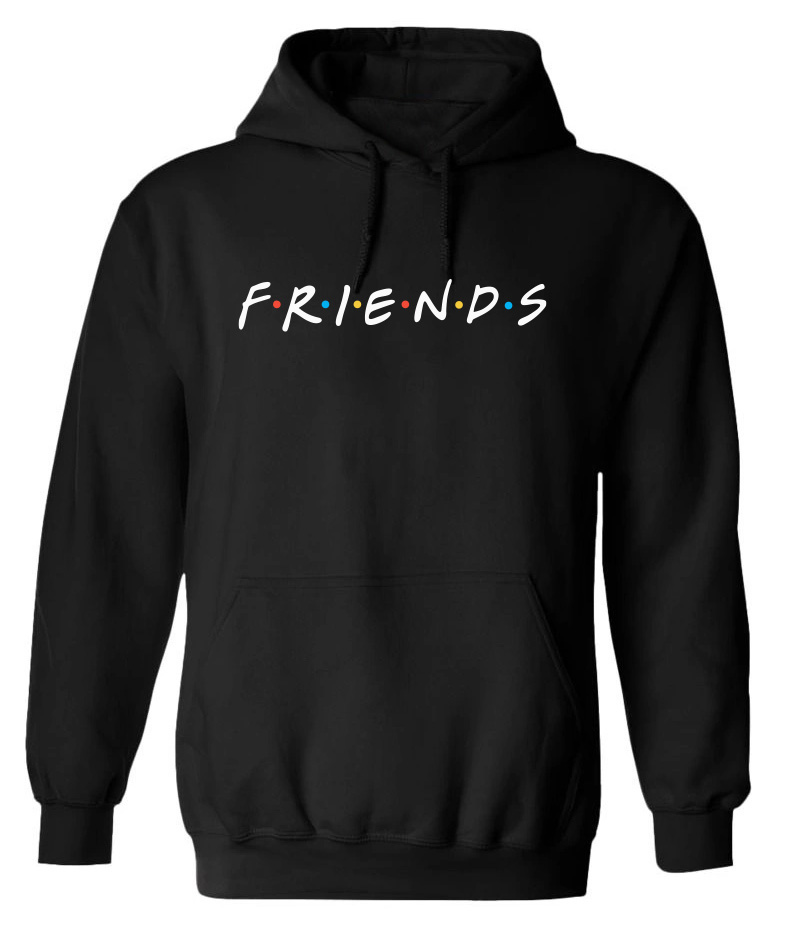 Hoodie Friends Pop Culture Black