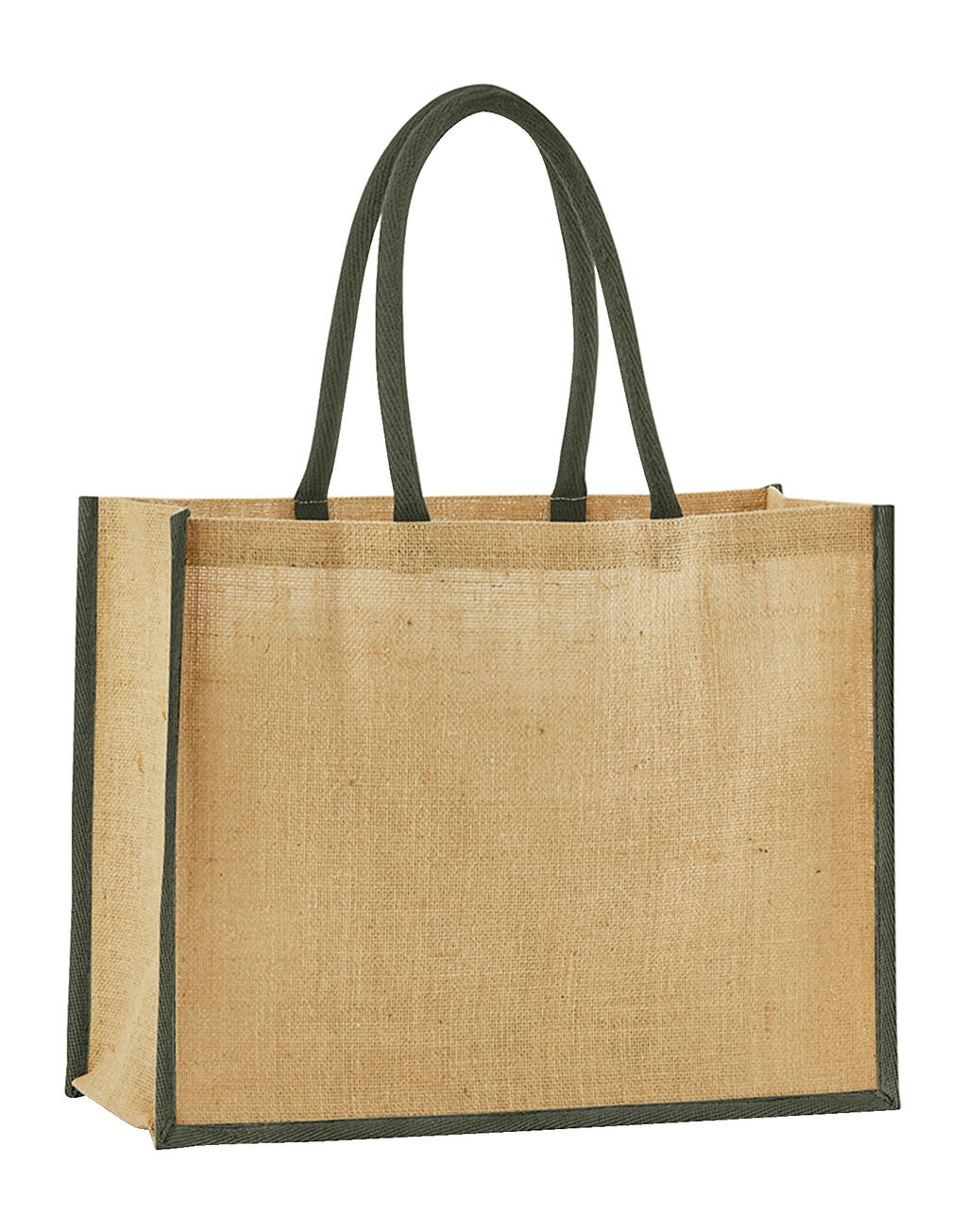 Τσάντα Shopper Jute W470 Westford Mill Natural/Olive Green