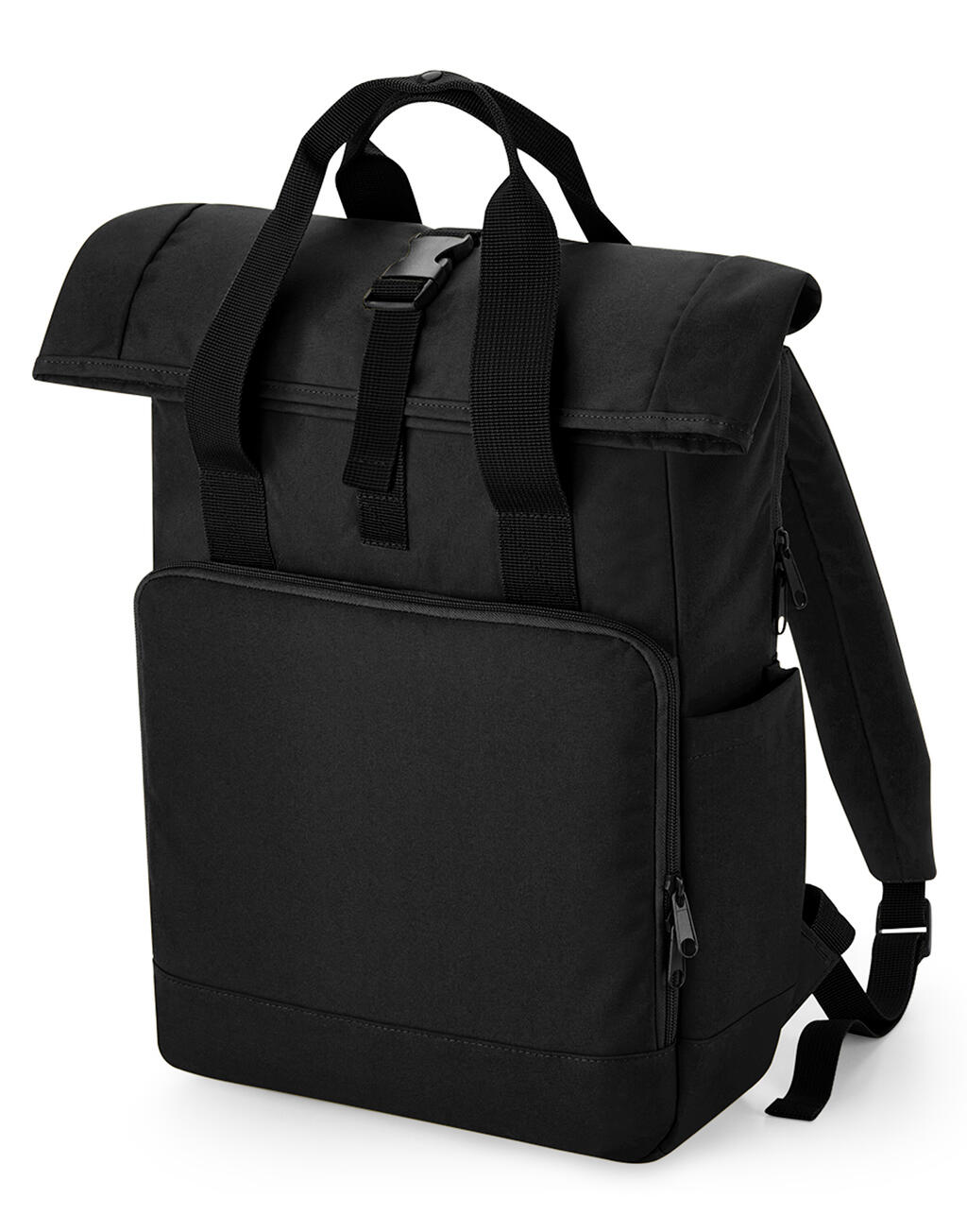 Τσάντα Πλάτης Roll-Top Laptop Bg118L Bag Base Ανακυκλωμένη Black Είδη Ταξιδιου Τσάντες Simple Wear