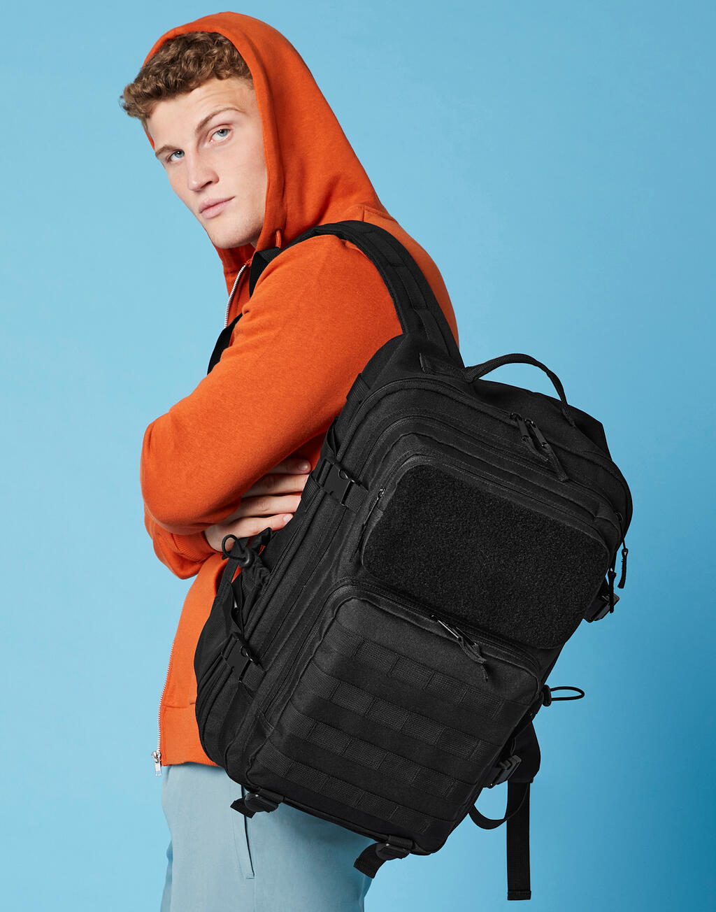 Σακίδιο Πλάτης Molle Tactical 35L Bg850 Bag Base Black Είδη Ταξιδιου Τσάντες Simple Wear