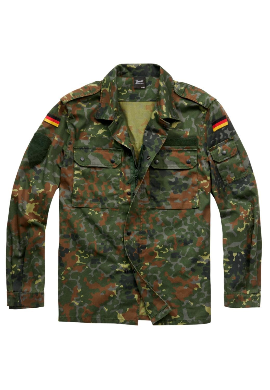Πουκάμισο Bw Field Blouse Bd4221-02187 Brandit Flecktarn ανδρικά Πουκάμισα Simple Wear