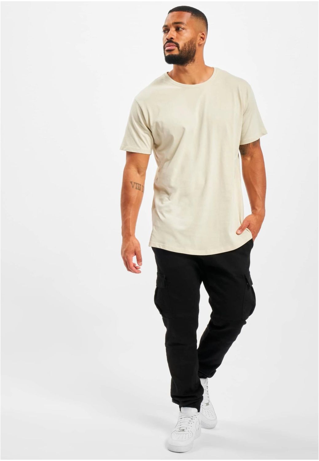 Dedication T-Shirt Def Dfts105-00003 Beige ανδρικά Basic T-Shirts Simple Wear Μπλουζάκια κοντομάνικα