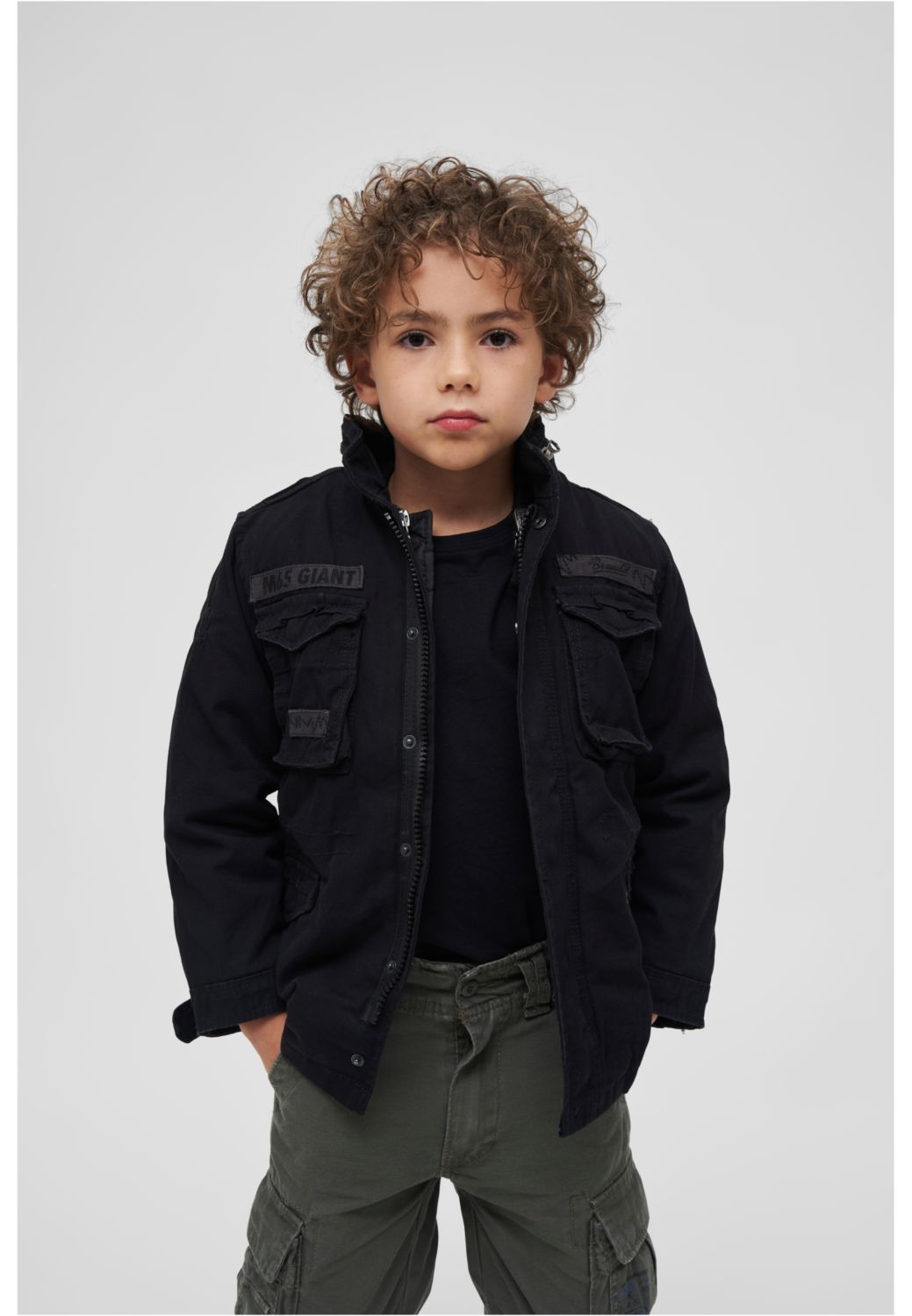 Παιδικό Μπουφάν M65 Giant BD6013-00007 Brandit Black