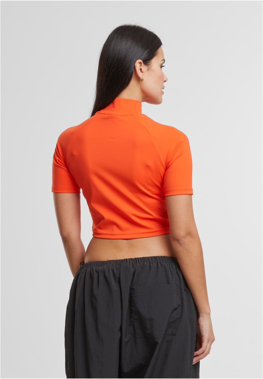 Γυναικείο T-shirt High Neck Short Tee TB7137 Urban Classics signalred