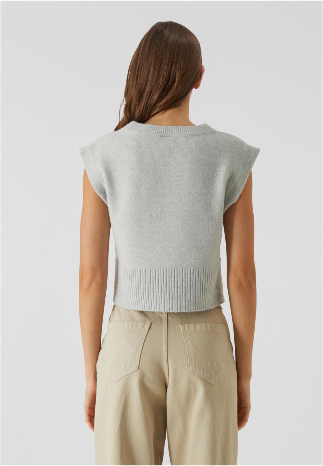 Γυναικείο Πλεκτό Γιλέκο Soft Knit TB7460 Urban Classics Lightasphalt