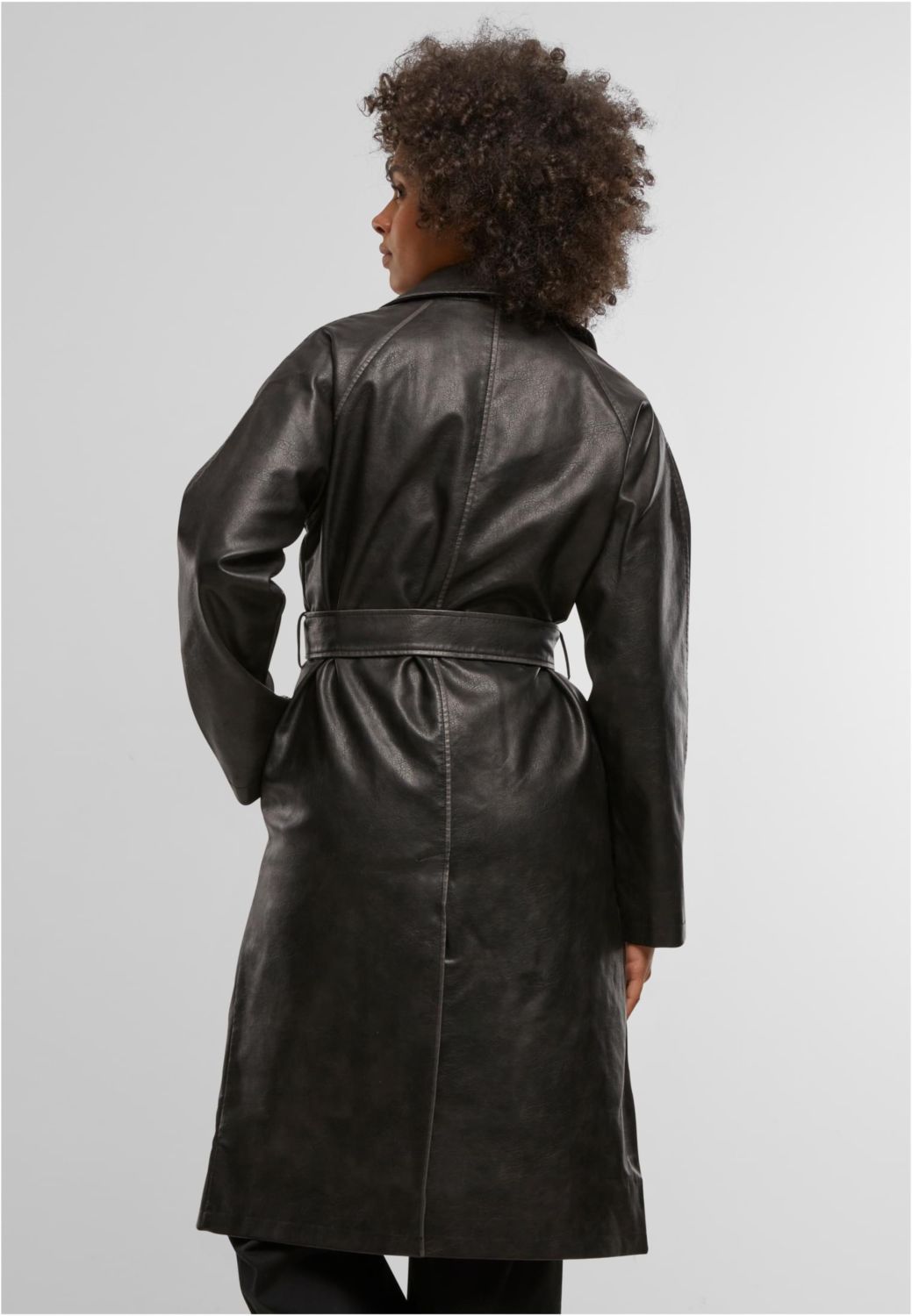 Γυναικείο Vintage Leather Trench Coat Urban Classics TB7183-00007 black