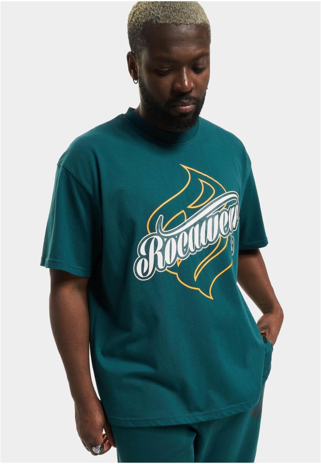 Luisville t-shirt Rocawear RWTS093-00730 petrol