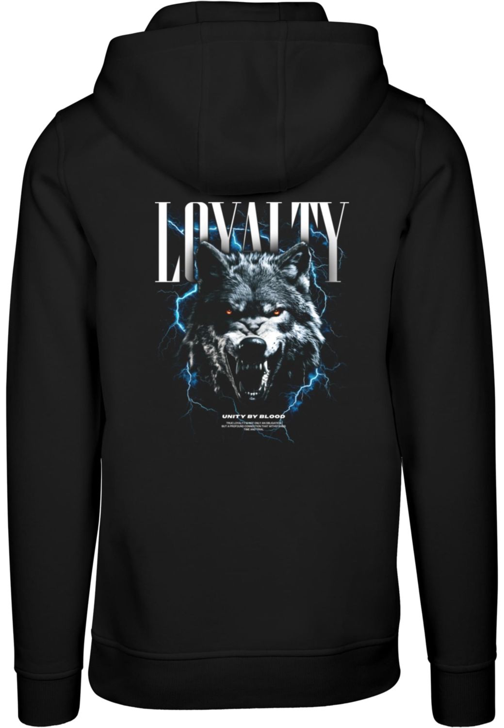 Unity By Blood Hoodie Mister Tee Mt3619-00007 Black ανδρικά Φούτερ Simple Wear