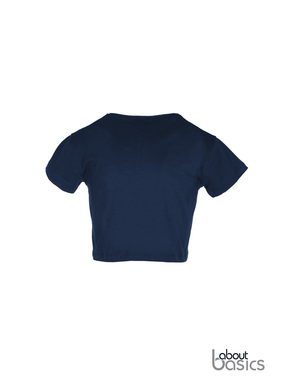 Γυναικείο Μπλουζάκι Crop 00590 About Basics Navy