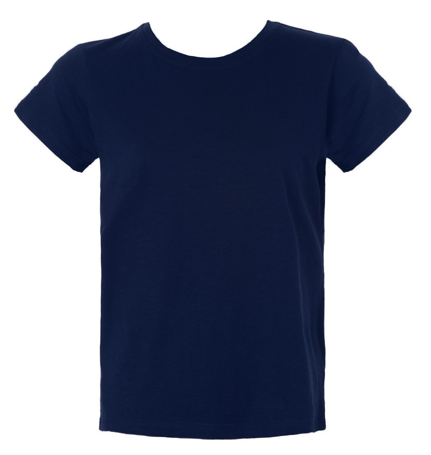 Γυναικεία Κοντομάνικη Φλάμα Μπλούζα 00580 About Basics Crystal Navy