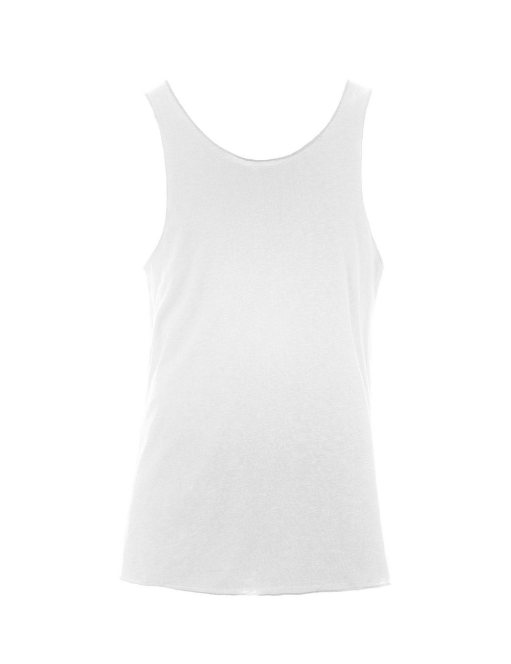 Unisex Αμάνικη Μπλούζα Φλάμα 00570 About Basics White